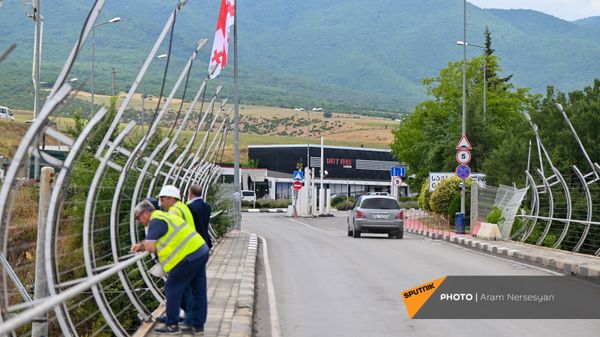 Հայաստանի և Վրաստանի միջև նոր կամրջի հիմնարկեքի արարողությունը. արխիվային լուսանկար - Sputnik Արմենիա