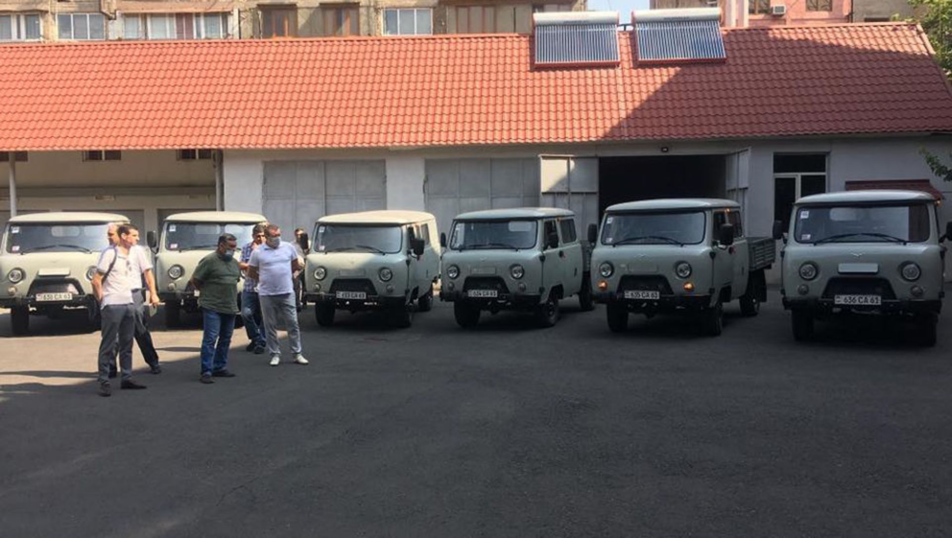 ЮКЖД закупил 6 новых автомобилей УАЗ высокой проходимости на линейные участки Ереван, Ванадзор, а так же на путевую механизированную станцию Масис, ЮКЖД закупил 6 новых автомобилей УАЗ высокой проходимости на линейные участки Ереван, Ванадзор, а так же на путевую механизированную станцию Масис, - Sputnik Արմենիա, 1920, 17.07.2021