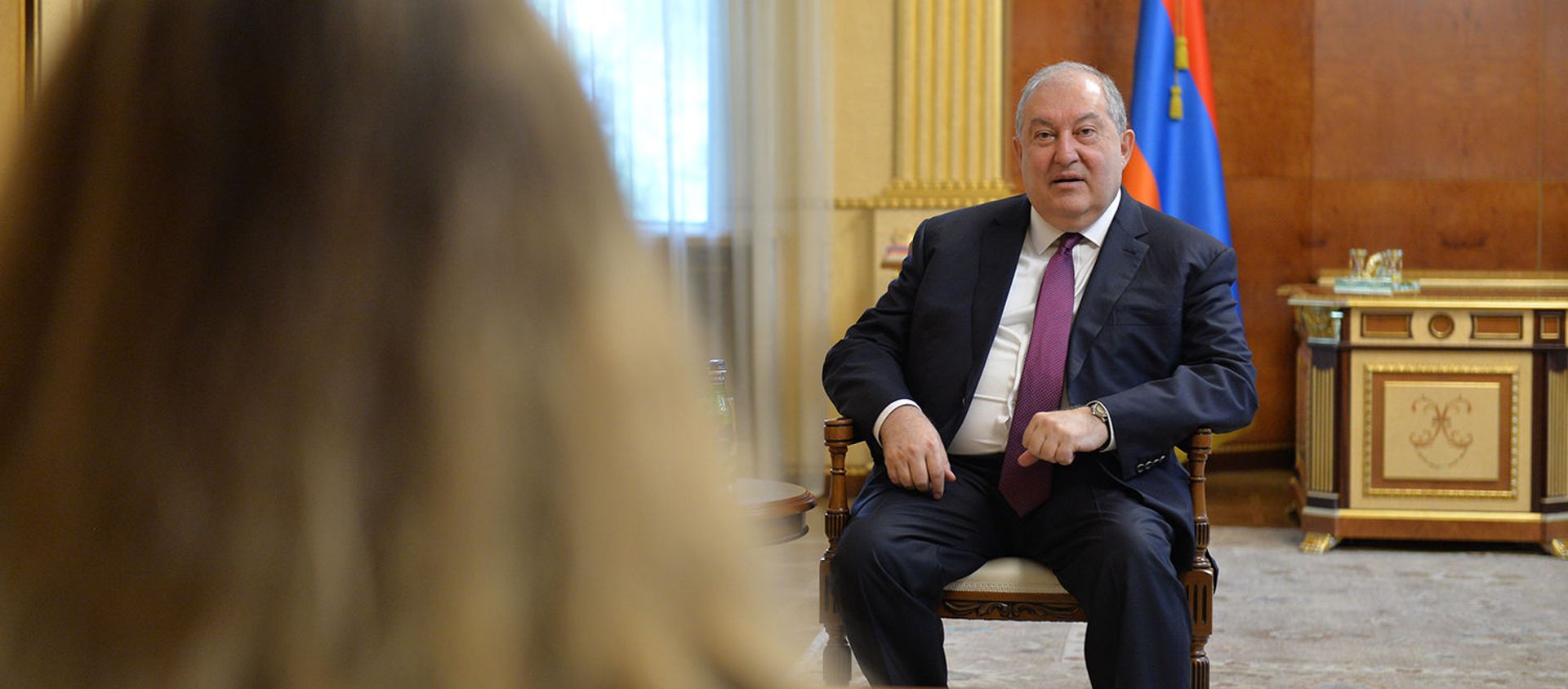 Президент Армен Саркисян принял депутата Европарламента Натали Луазо (20 июля 2021). Еревaн - Sputnik Արմենիա, 1920, 20.07.2021