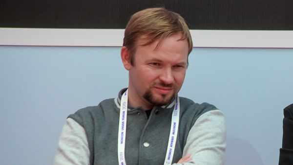 Москвовед, блогер, создатель и редактор проекта «Прогулки по Москве» Александр Усольцев на Первом городском открытом форуме «Мой район» (4 июля 2019). Москвa - Sputnik Армения