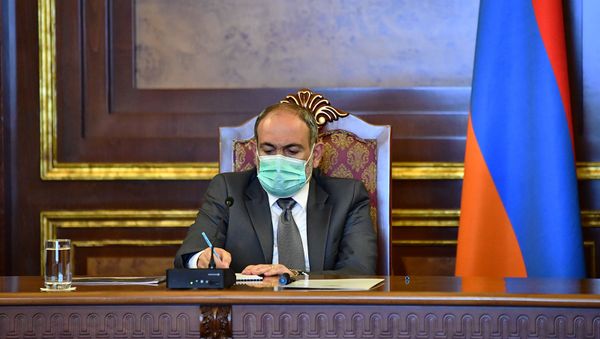 Совещание во главе с и.о. премьер-министра Николом Пашиняном по программам развития сельского хозяйства (23 июля 2021). Еревaн - Sputnik Արմենիա