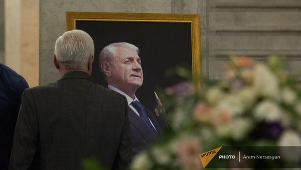 Гражданская панихида Дживана Гаспаряна - Sputnik Армения
