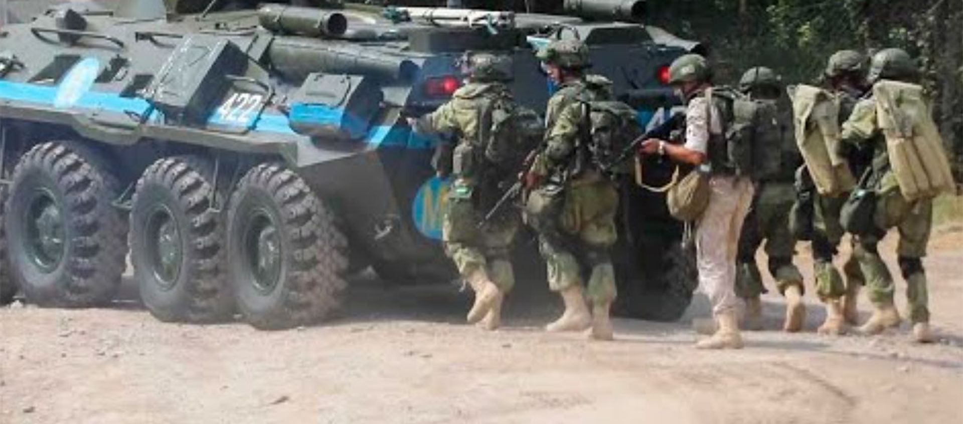 Тренировка российских миротворцев по обеспечению безопасности на наблюдательном посту - Sputnik Армения, 1920, 27.07.2021