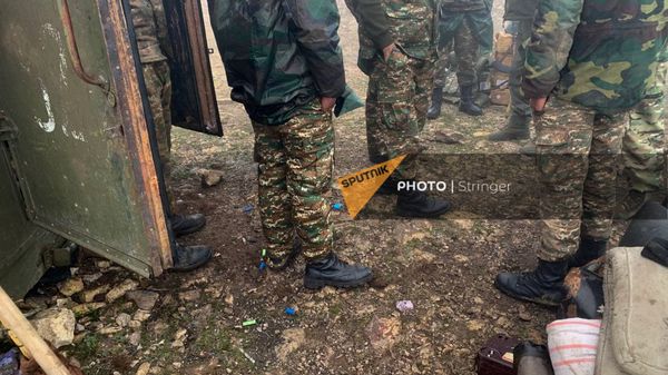 Пост армянских ВС, на который было совершено нападение азербайджанских военных - Sputnik Армения