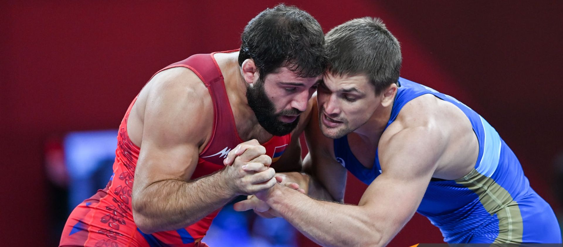 Поединок 1/4 финала по борьбе греко-римского стиля между Карапетом Чаляном (Армения) и Александром Чехиркиным (Россия) на XXXII летних Олимпийских играх (2 августа 2021). Токио - Sputnik Армения, 1920, 02.08.2021