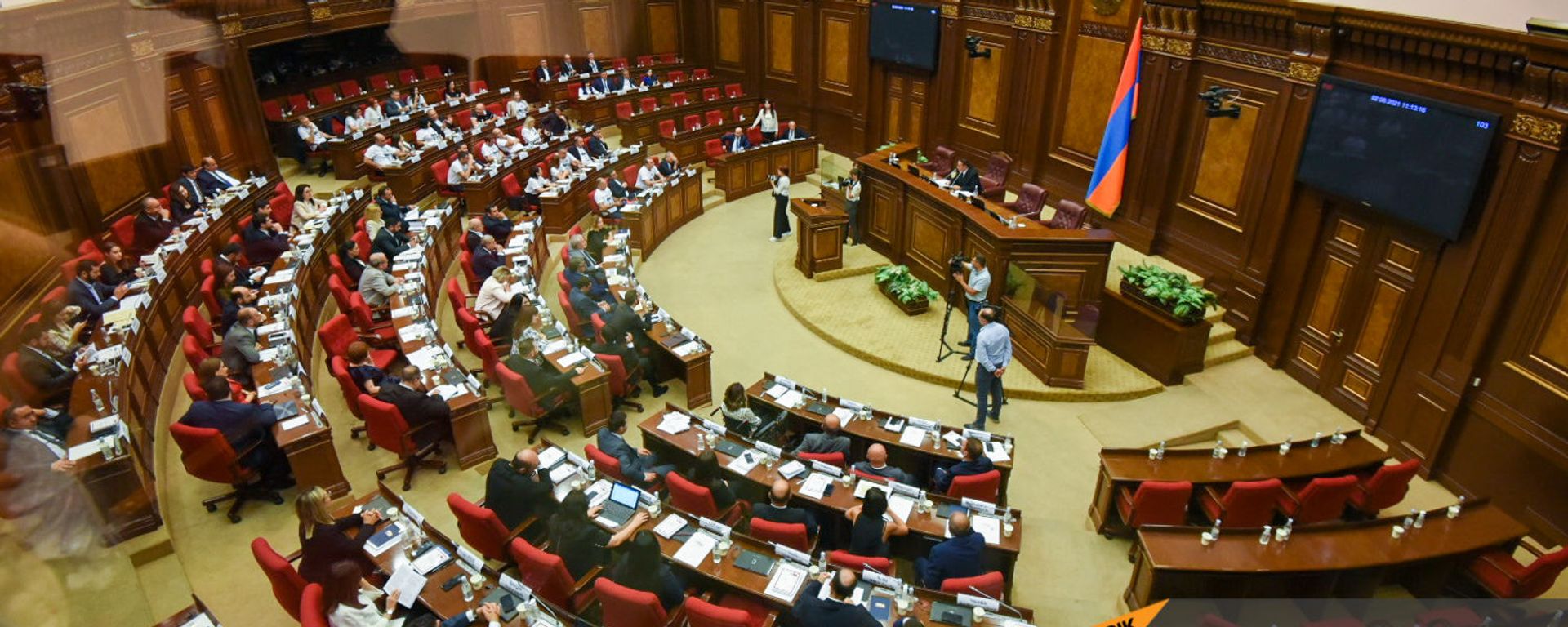 Первое заседание парламента Армении 8-го созыва (2 августа 2021). Еревaн - Sputnik Армения, 1920, 07.12.2021