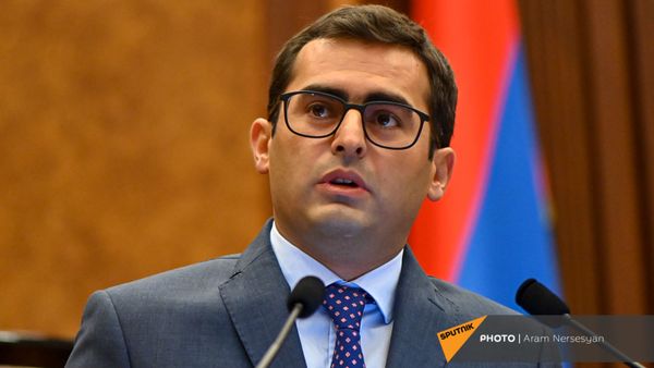 Акоб Аршакян на заседании Парламента (4 августа 2021). Еревaн - Sputnik Армения