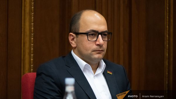 Айк Мамиджанян на заседании Парламента (4 августа 2021). Еревaн - Sputnik Армения