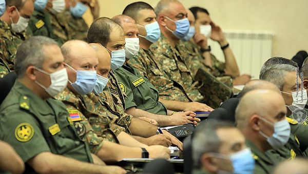 Заседание коллегии при министре обороны в административном комплексе Министерства обороны (5 августа 2021). Еревaн - Sputnik Армения
