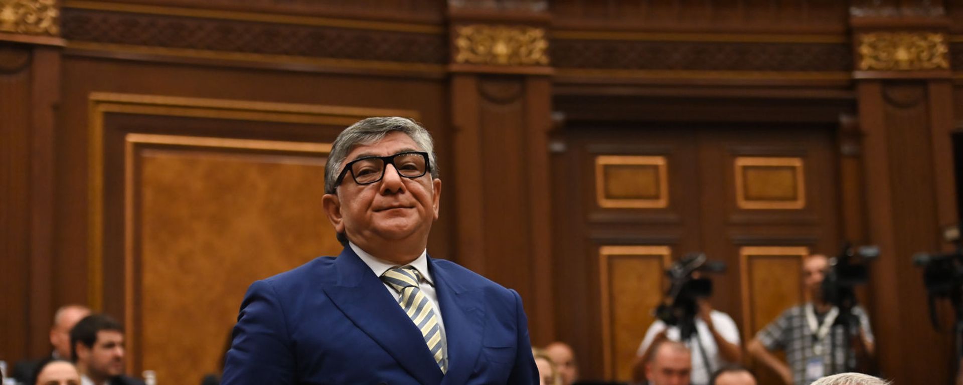 Хачатур Сукиасян во время первого заседания парламента Армении 8-го созыва (2 августа 2021). Еревaн - Sputnik Армения, 1920, 10.09.2021