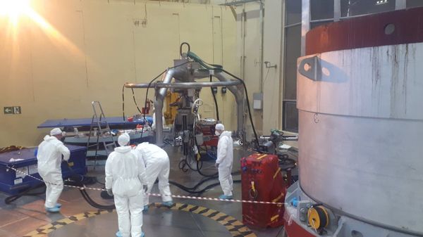 Работы по литью металла корпуса реактора энергоблока АЭС №2 - Sputnik Արմենիա