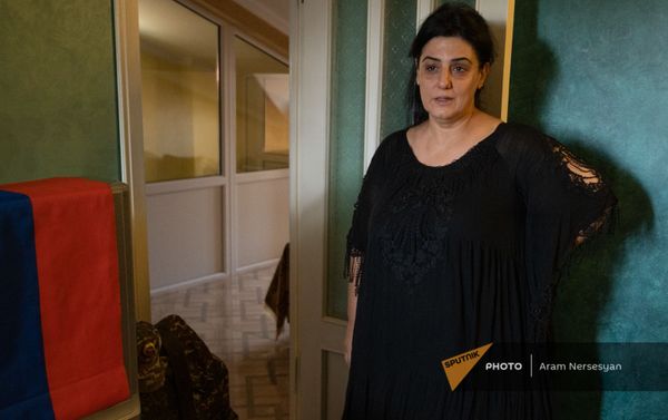 Мариам Ширинян, мать погибшего Абрахама Марухяна Мариам Ширинян, мать погибшего Абрахама Марухяна - Sputnik Армения