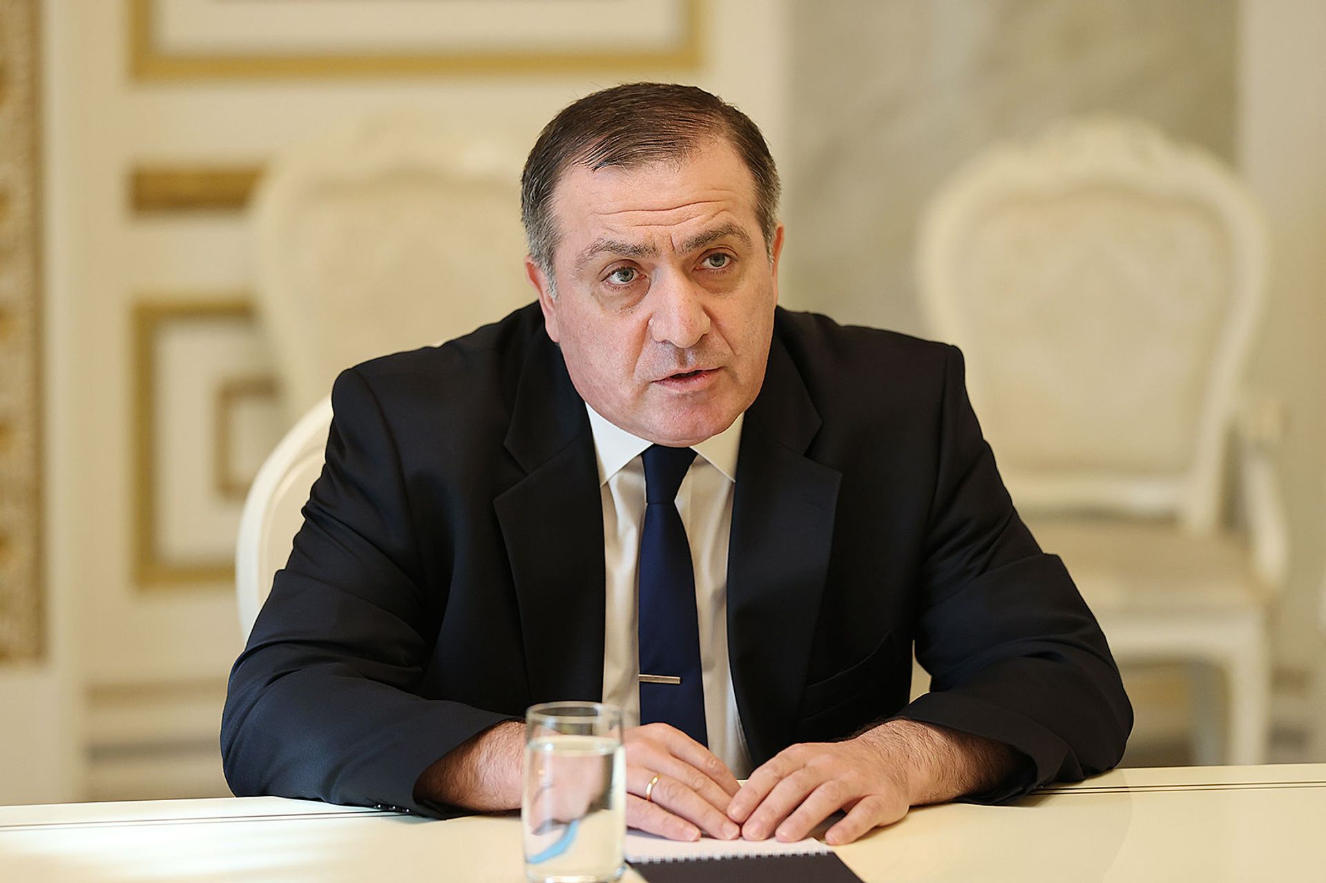 Премьер-министр Никол Пашинян принял Чрезвычайного и Полномочного Посла Грузии в Армении Георгия Саганелидзе (13 августа 2021). Еревaн - Sputnik Արմենիա, 1920, 14.09.2021