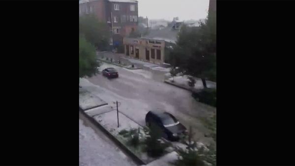 Կարկուտ Վարդենիսում - Sputnik Армения