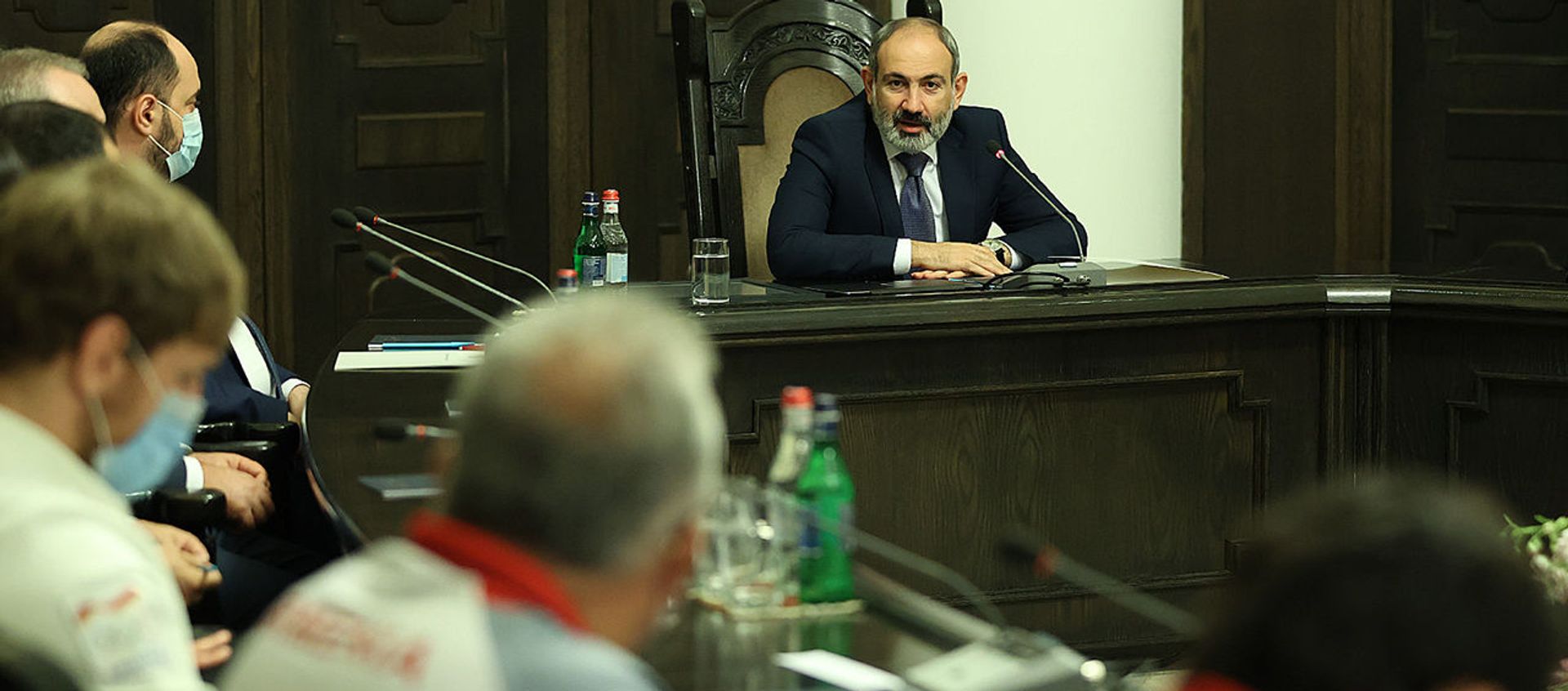 Վարչապետ Նիկոլ Փաշինյանը հյուրընկալել է Հայաստանի օլիմպիական հավաքականին - Sputnik Արմենիա, 1920, 16.08.2021
