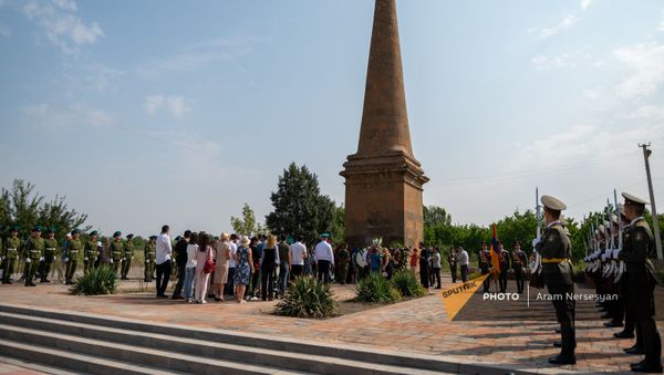 Tоржественное мероприятие в честь годовщины Ошаканской битвы (17 августа 2021). Ошакан - Sputnik Армения