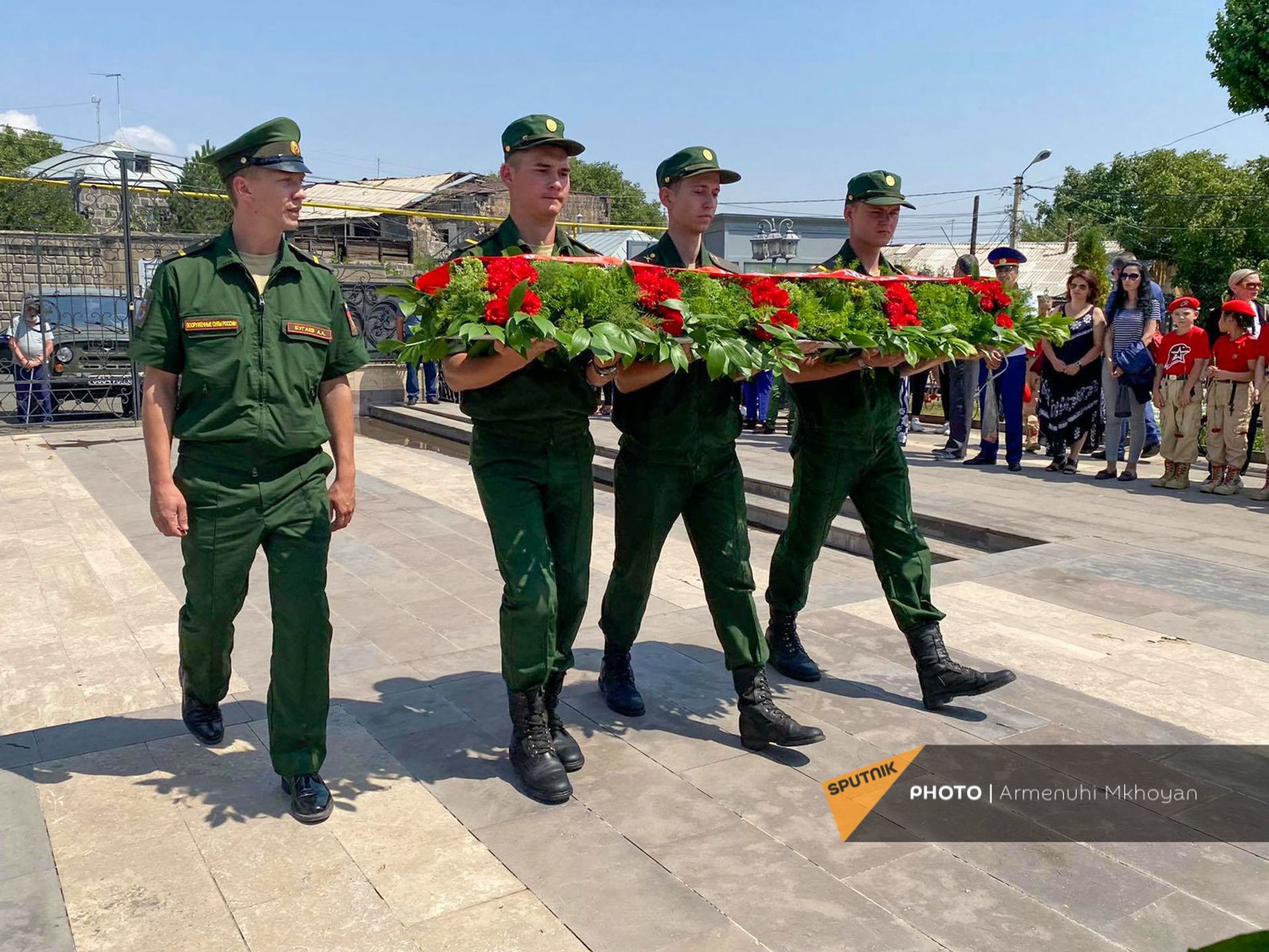 Мероприятие, посвященное памяти военных, погибших в русско-турецких войнах 19 века на холме Чести (20 августа 2021). Гюмри - Sputnik Армения, 1920, 14.09.2021