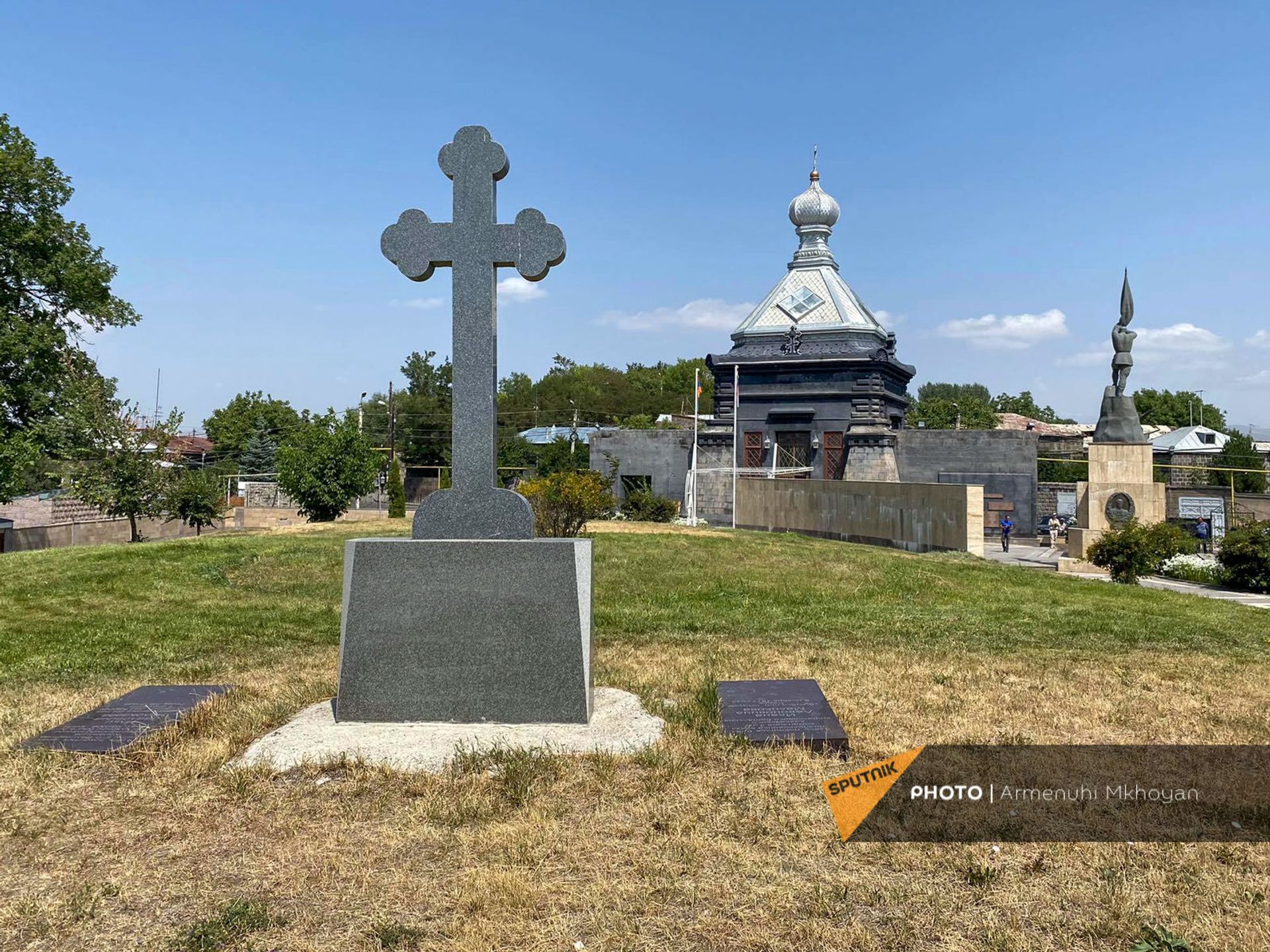 Мероприятие, посвященное памяти военных, погибших в русско-турецких войнах 19 века на холме Чести (20 августа 2021). Гюмри - Sputnik Армения, 1920, 14.09.2021