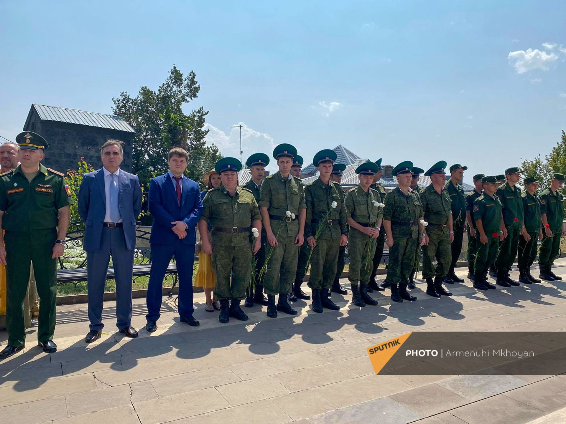 Мероприятие, посвященное памяти военных, погибших в русско-турецких войнах 19 века на холме Чести (20 августа 2021). Гюмри - Sputnik Армения, 1920, 14.09.2021