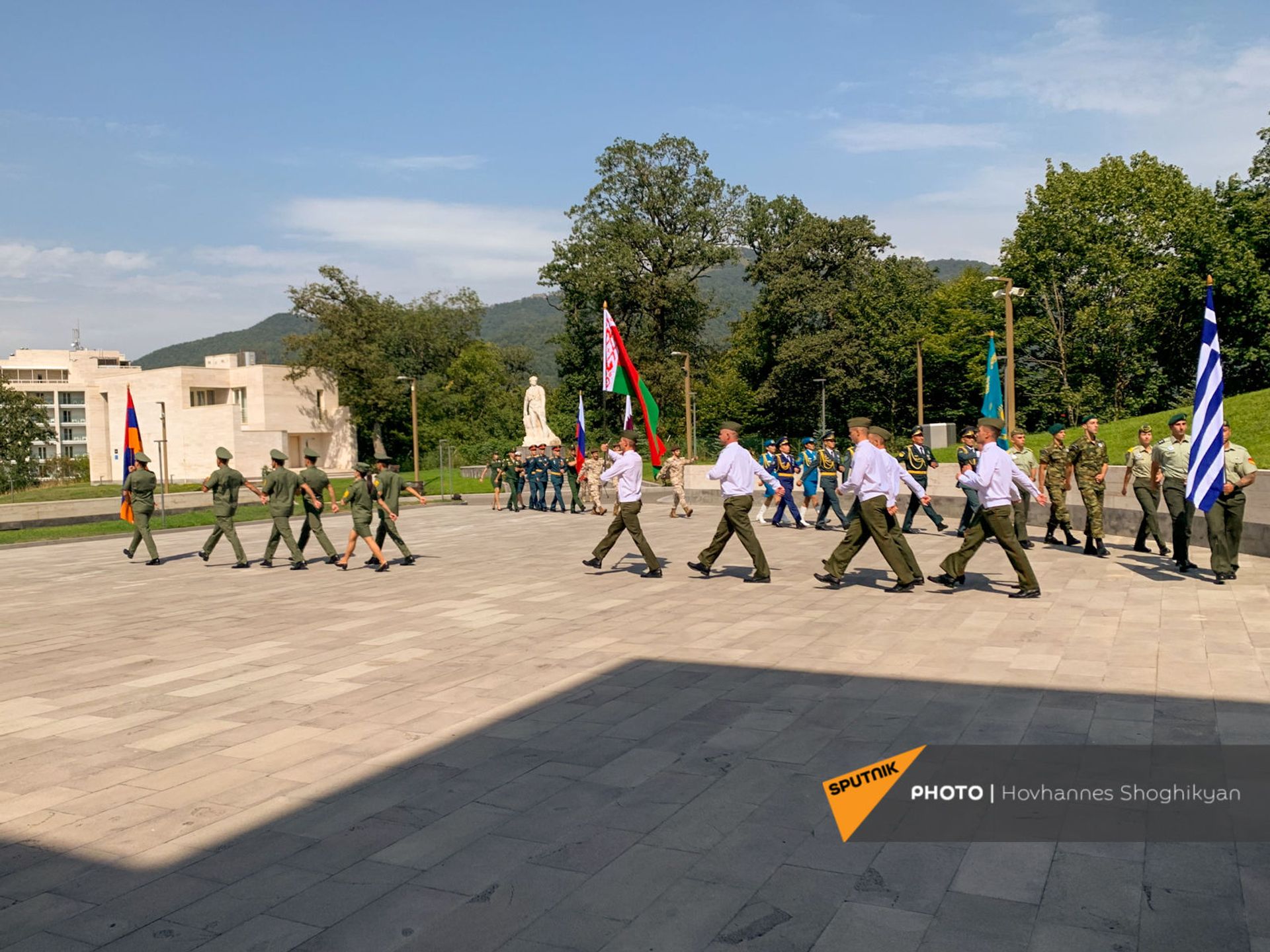 Открытие международного военного конкурса Воин мира (22 августа 2021). Дилижан Открытие международного военного конкурса Воин мира (22 августа 2021). Дилижан - Sputnik Армения, 1920, 14.09.2021