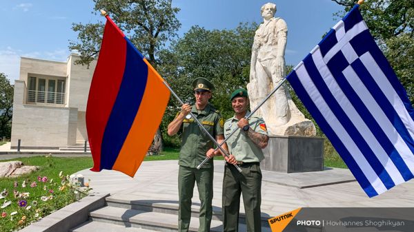 Открытие международного военного конкурса Воин мира (22 августа 2021). Дилижан - Sputnik Армения