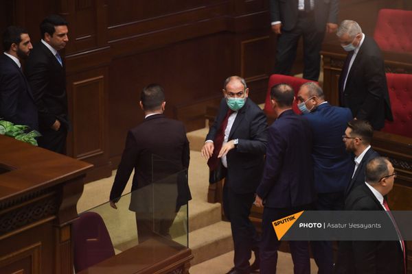 Նիկոլ Փաշինյանը` ՀՀ ԱԺ-ում. 25.08.21 - Sputnik Արմենիա