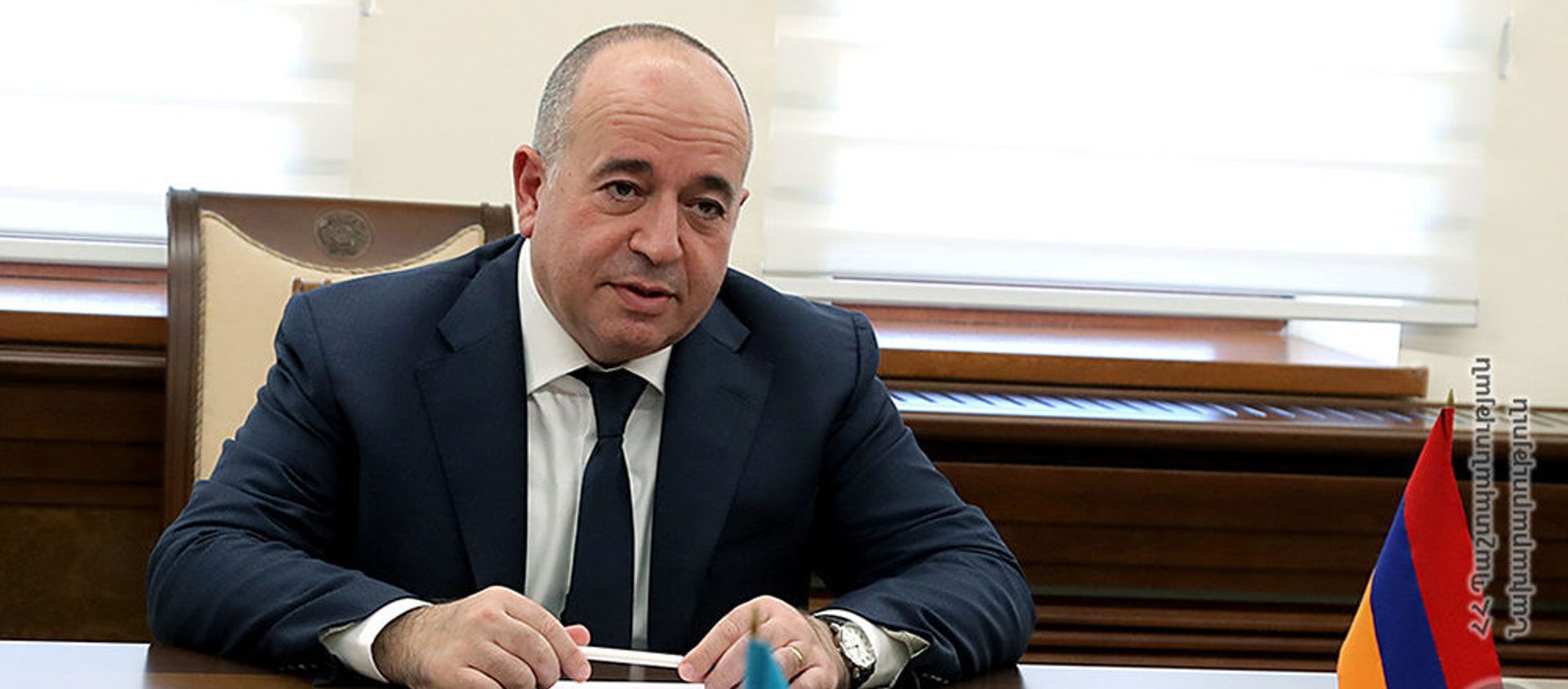 Министр обороны Аршак Карапетян принял Чрезвычайного и Полномочного Посла Республики Казахстан в Армении Болата Иманба (27 августа 2021). Еревaн - Sputnik Արմենիա, 1920, 27.08.2021