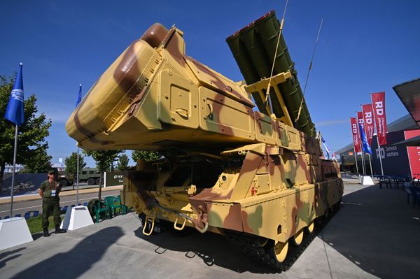 Зенитно-ракетный комплекс (ЗРК) Викинг, представленный на открытой экспозиционной площадке Конгрессно-выставочного центра Патриот в рамках международного военно-технического форума Армия-2021. - Sputnik Армения
