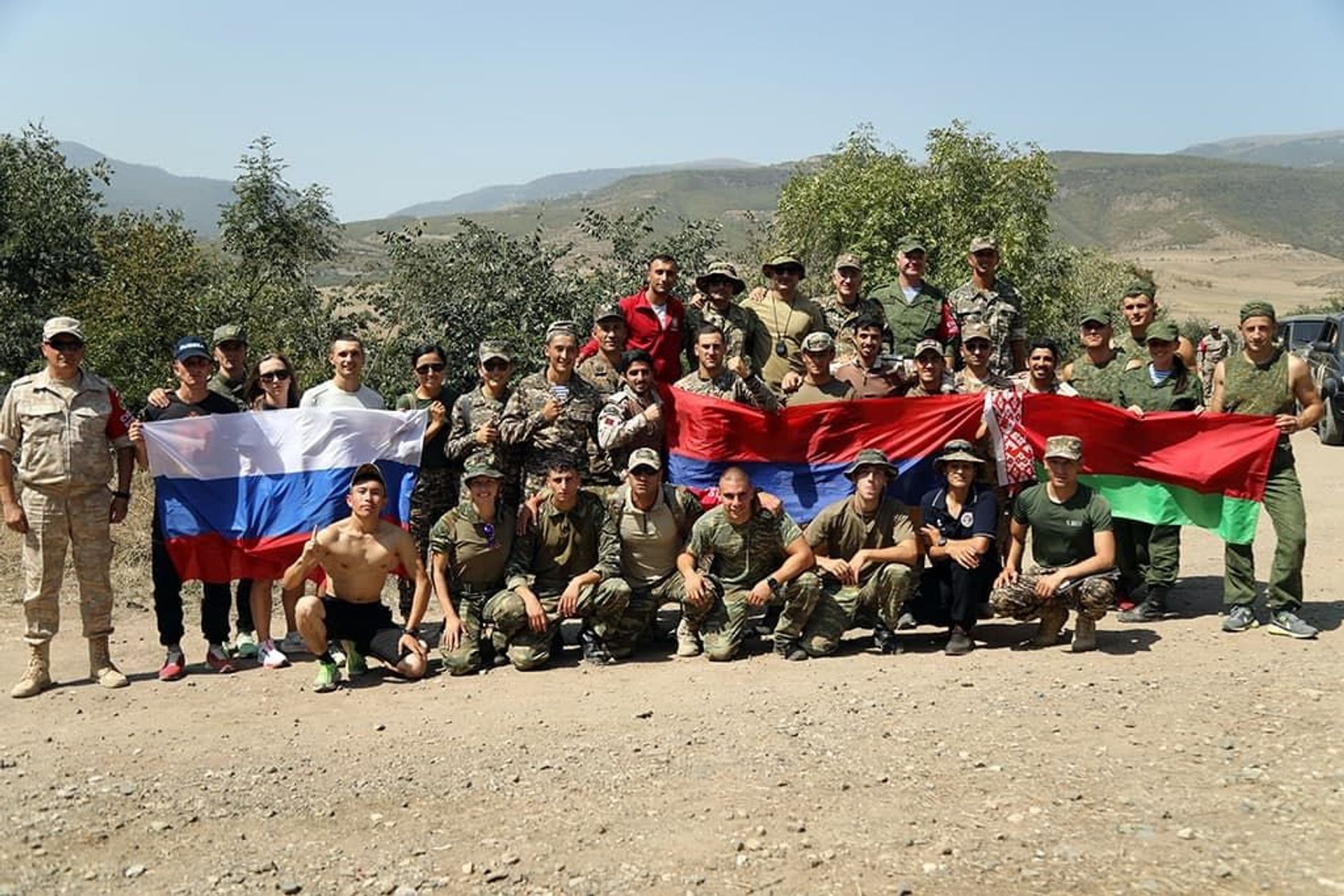 Победители военного соревнования «Атлет», проводимого в Республике Армения в рамках соревнований «Борец за мир» - Sputnik Արմենիա, 1920, 14.09.2021