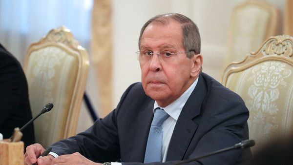 Министр иностранных дел России Сергей Лавров во время встречи с армянским коллегой (31 августа 2021). Москвa - Sputnik Армения