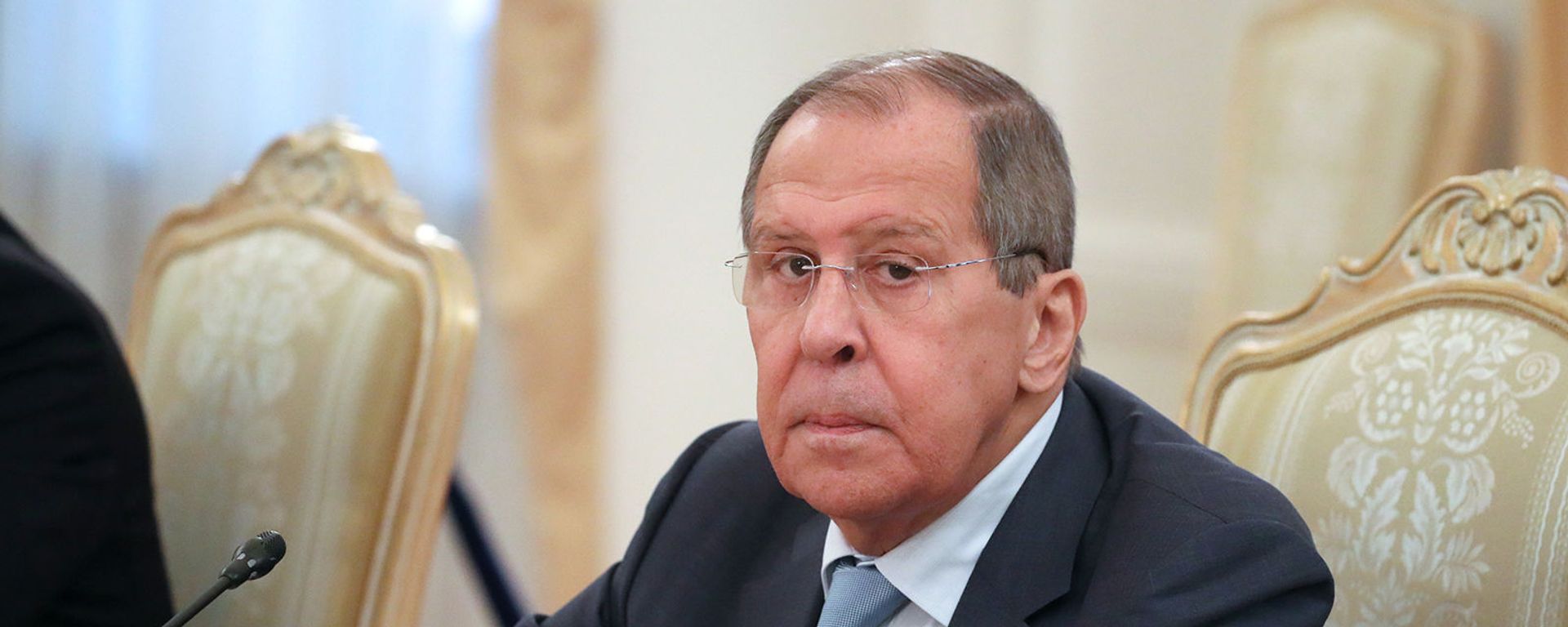 Министр иностранных дел России Сергей Лавров во время встречи с армянским коллегой (31 августа 2021). Москвa - Sputnik Армения, 1920, 31.08.2021