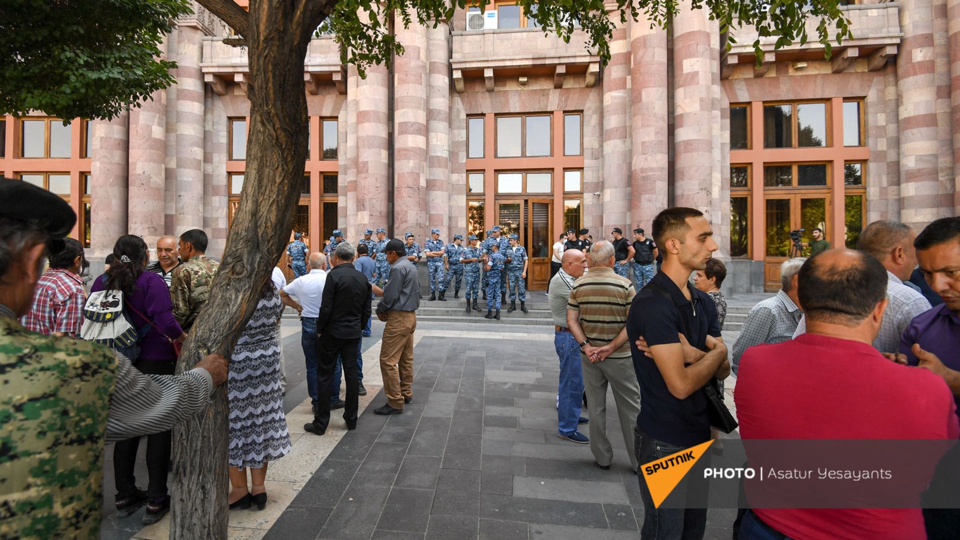 Акция протеста кашатагцев и гадруцев перед Домом правительства (9 сентября 2021). Еревaн - Sputnik Армения, 1920, 12.10.2021