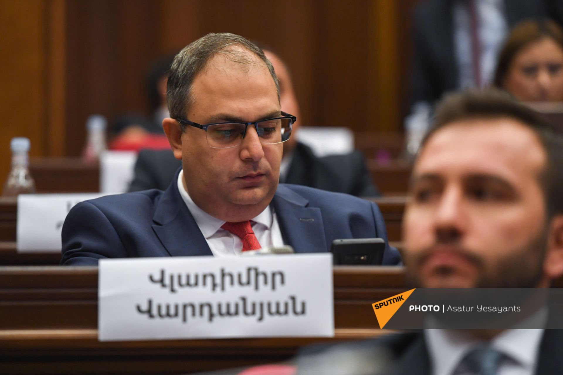Владимир Варданян во время заседания НС (13 сентября 2021). Еревaн - Sputnik Արմենիա, 1920, 17.12.2021