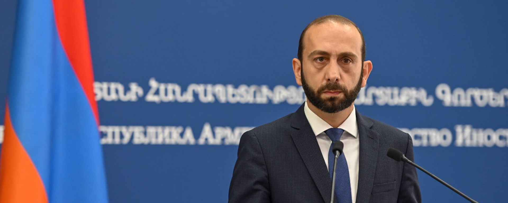 Совместная пресс-конференция глав МИД Армении и Словакии Арарата Мирзояна и Ивана Корчока (14 сентября 2021). Еревaн - Sputnik Армения, 1920, 14.09.2021