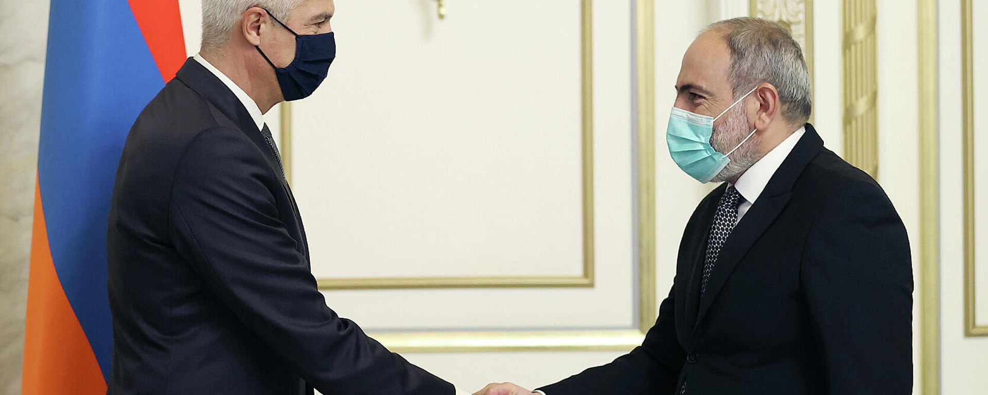 Премьер-министр Никол Пашинян принял делегацию во главе с министром иностранных дел Словакии Иваном Корчоком (14 сентября 2021). Еревaн - Sputnik Արմենիա, 1920, 14.09.2021