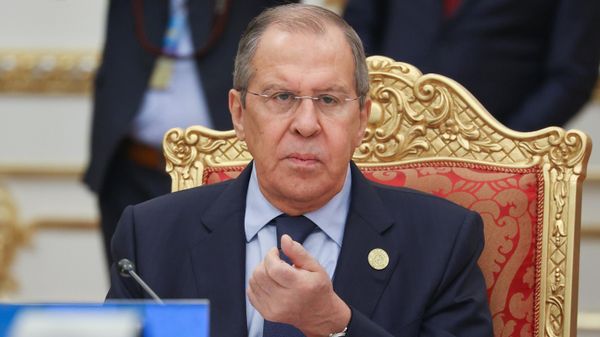 Министр иностранных дел РФ Сергей Лавров во время заседания Совета коллективной безопасности ОДКБ (16 сентября 2021). Душанбе - Sputnik Армения