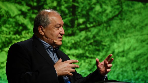 Выступление президента Армена Саркисяна на саммите Summit of Minds (18 сентября 2021). Шамони - Sputnik Армения
