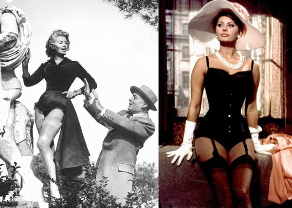 Кадры из фильмов "Счастье быть женщиной" (1956) и "Миллионерша" (1960). - Sputnik Армения