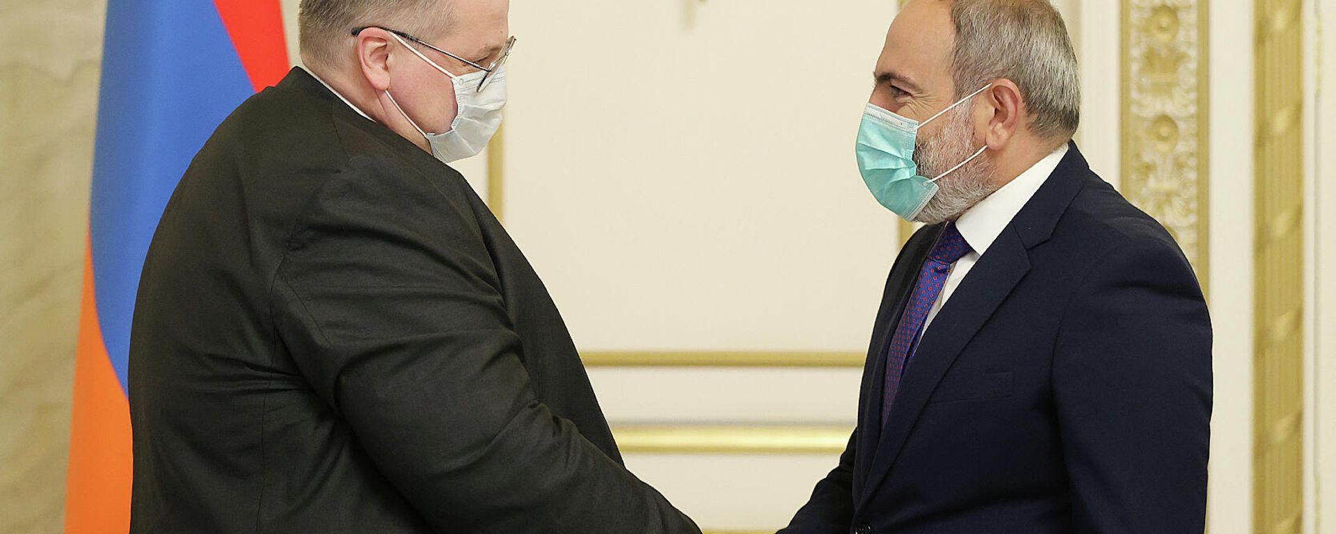 Премьер-министр Никол Пашинян принял заместителя председателя правительства РФ Алексея Оверчука (20 сентября 2021). Еревaн - Sputnik Армения, 1920, 20.09.2021