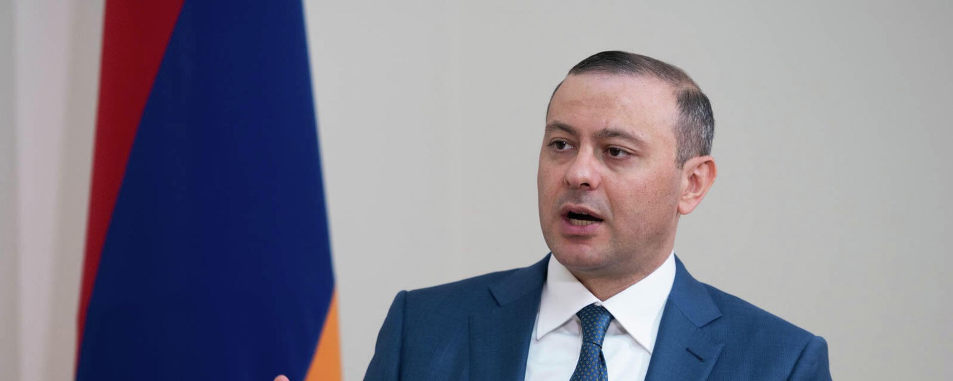 Секретарь Совета безопасности Армении Армен Григорян во время интервью агентству Sputnik Армения - Sputnik Армения, 1920, 11.11.2021