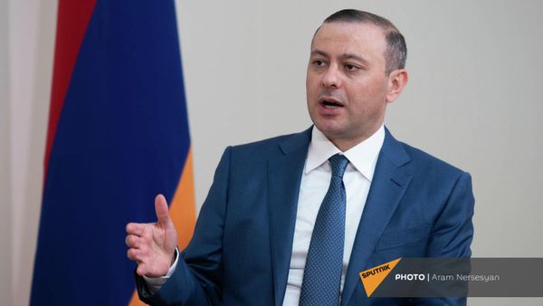 Секретарь Совета безопасности Армении Армен Григорян во время интервью агентству Sputnik Армения - Sputnik Армения