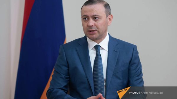 Секретарь Совета безопасности Армении Армен Григорян во время интервью агентству Sputnik Армения - Sputnik Армения