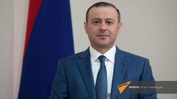 Секретарь Совета безопасности Армении Армен Григорян во время интервью агентству Sputnik Армения - Sputnik Армения