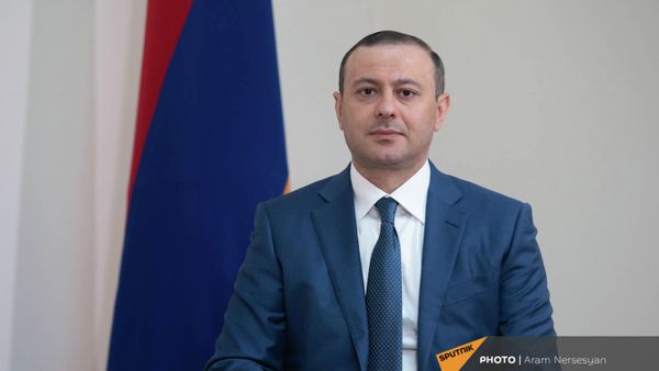 Секретарь Совета безопасности Армении Армен Григорян во время интервью агентству Sputnik Армения - Sputnik Армения