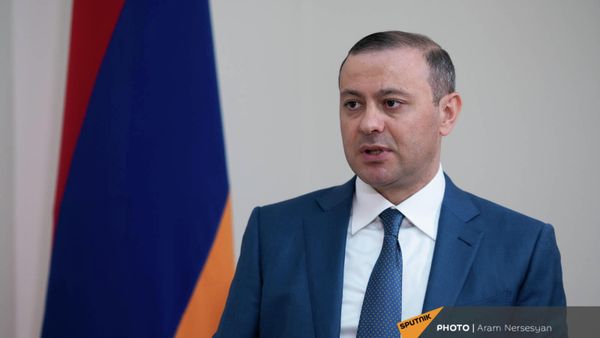 Секретарь Совета безопасности Армении Армен Григорян во время интервью агентству Sputnik Армения - Sputnik Армения