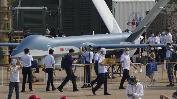 Дрон CH-4 на Airshow China в Чжухае, Китай - Sputnik Армения