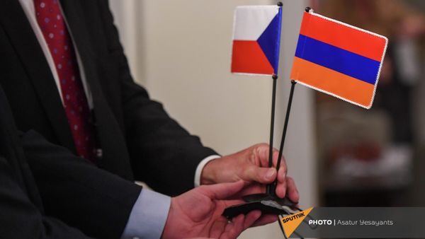 Հայաստանի ու Չեխիայի դրոշները - Sputnik Արմենիա