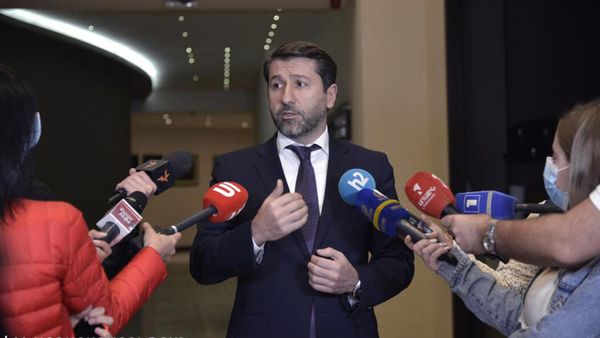 Министр юстиции Карен Андреасян на мероприятии, организованного по случаю Международного дня нотариусов Европы (2 октября 2021). Еревaн - Sputnik Армения
