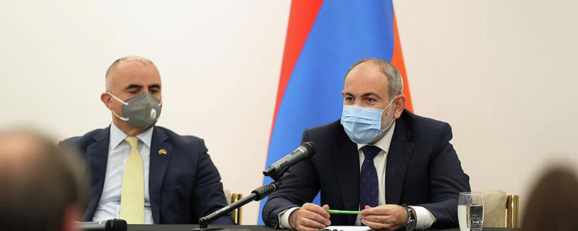 Премьер-министр Никол Пашинян на встрече с представителями армянской диаспоры в Литве (3 октября 2021). Вильнюс - Sputnik Армения, 1920, 03.10.2021