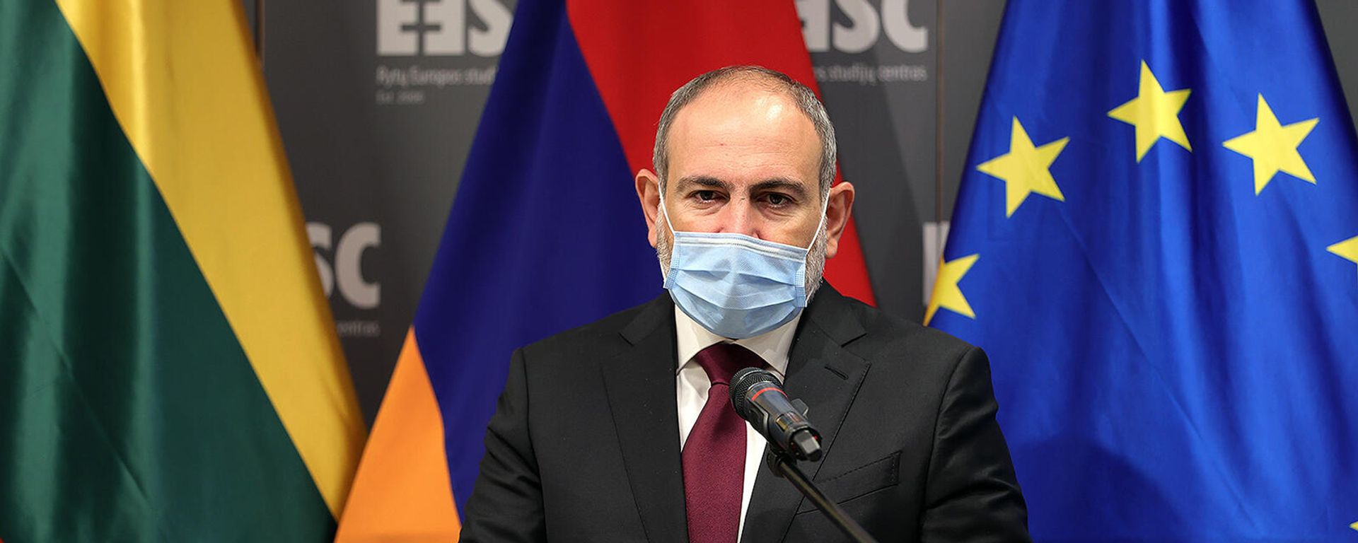 Премьер-министр Никол Пашинян посетил Центр исследований Восточной Европы (4 октября 2021). Вильнюс - Sputnik Армения, 1920, 04.10.2021